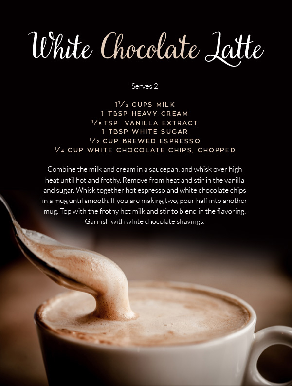 Recipe White Chocolate Latte