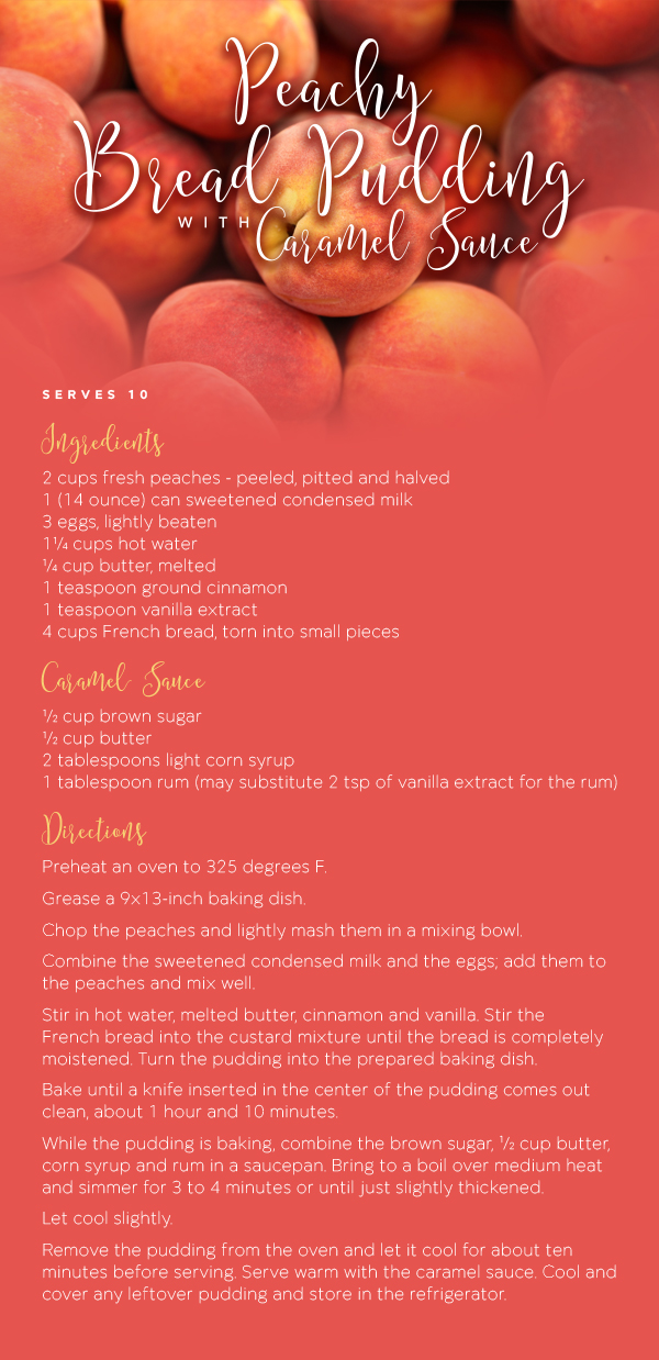 Recipe Peach Bread Pudding