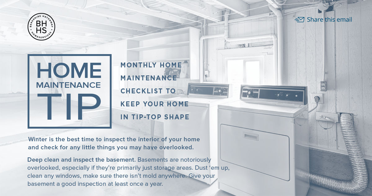 Monthly Home Maintenance Tip