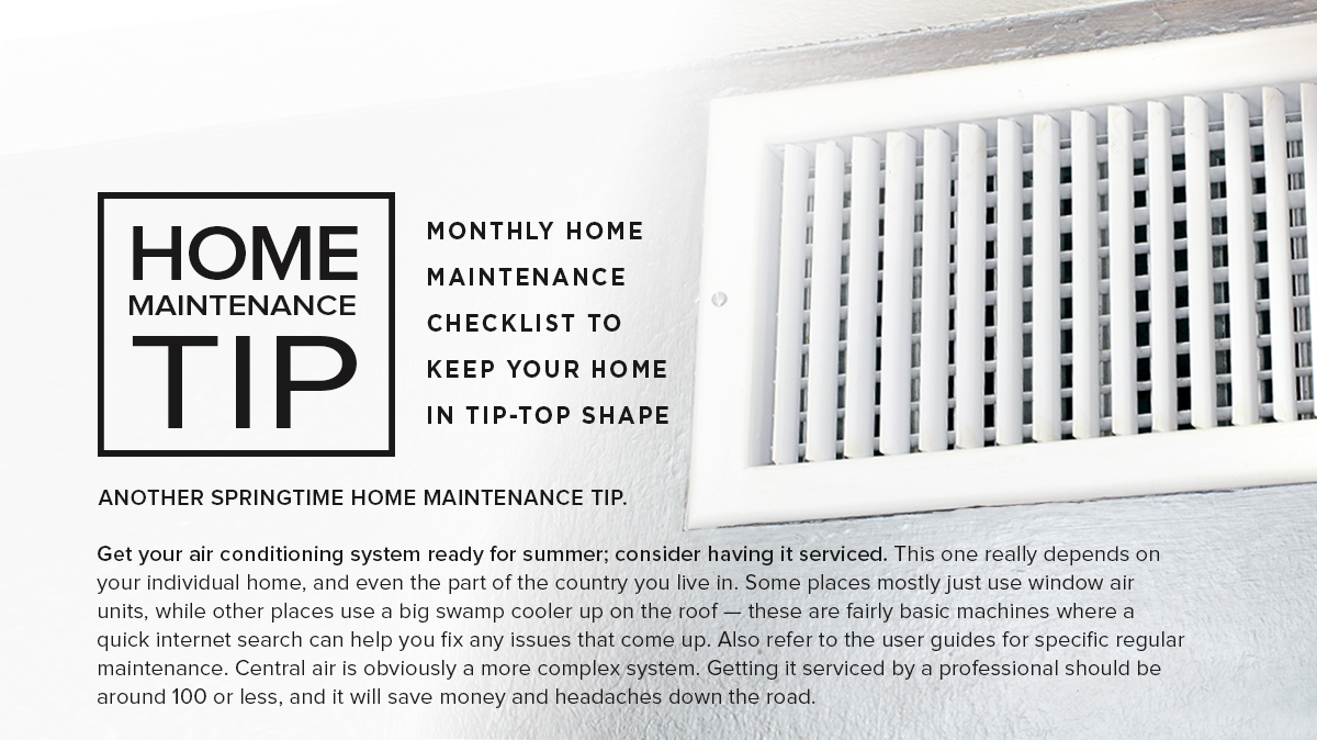 Monthly Home Maintenance Tip