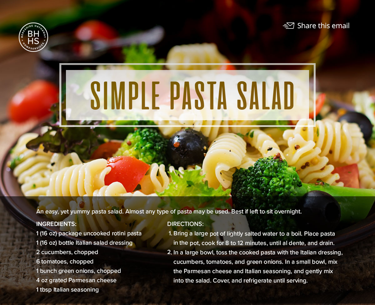 Simple Pasta Salad Recipe