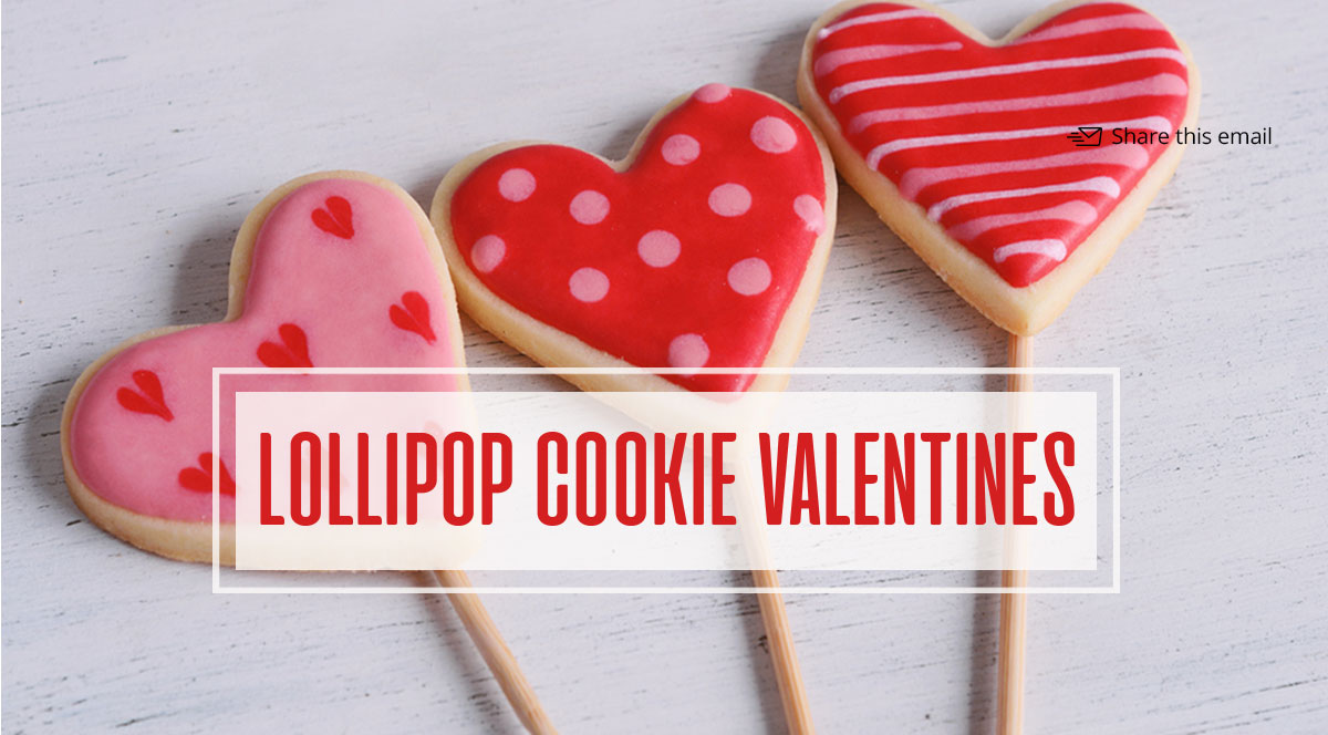 Lollipop Cookie Valentines Recipe