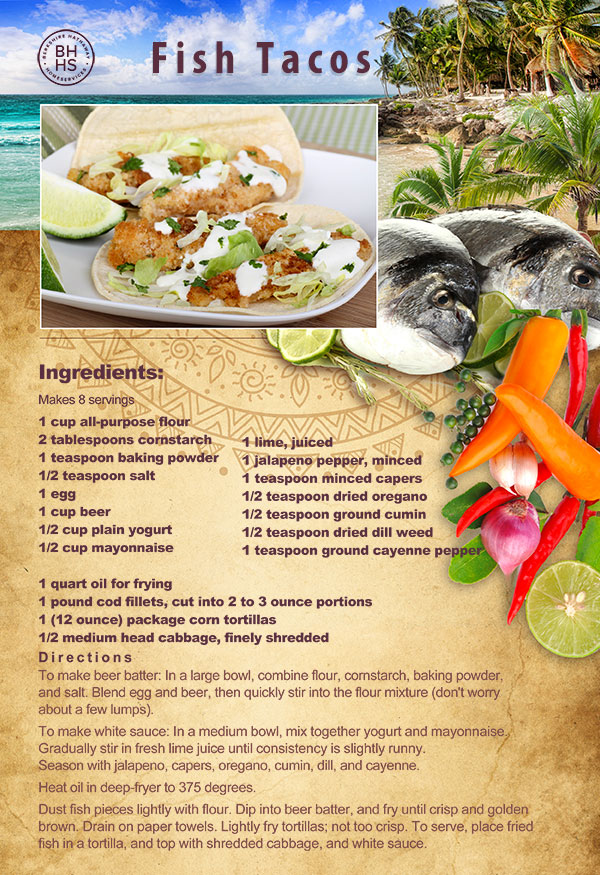 Fish taco recipe