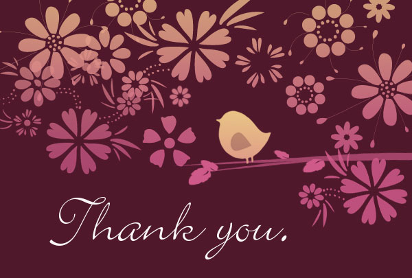 Thank You - Floral